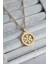 316L Çelik Gold Renk Kar Tanesi Model Kadın Kolye - TJ-BKO7666 1