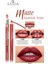 Kalemtraşlı Dudak Kalemi Matte Color Lipstick Jumbo Kalın Kalem Ruj Waterproof 12li Set 2