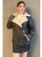 Kadın İçi Peluş Nubuk Mont P-00014695 1
