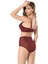 Bordo Dantel Soft Cup Sütyen Takım 2