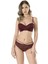 Straplez Soft Cup Bordo Sütyen Takım 1
