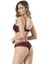 Straplez Soft Cup Bordo Sütyen Takım 2