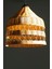 Rattan Ahşap Avize: Clayder: 40 x 40 cm Bambu Aydınlatma 2
