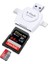 x Flash R01 3'ü 1 Arada 8 Pin + USB C / Type C + Mikro USB Arayüzü Sd / Tf Kart Okuyucu (Yurt Dışından) 2