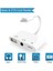 3'ü 1 Arada 8 Pin + 3 5 mm + USB 3.0 Otg 8 Pin Erkek Adaptör (Yurt Dışından) 2
