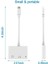 3'ü 1 Arada 8 Pin + 3 5 mm + USB 3.0 Otg 8 Pin Erkek Adaptör (Yurt Dışından) 3