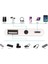 3'ü 1 Arada 8 Pin + 3 5 mm + USB 3.0 Otg 8 Pin Erkek Adaptör (Yurt Dışından) 5