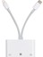 Nk 107 Pro 3'ü 1 Arada USB C / Type C + 8 Pin Erkek USB + RJ45 + 8 Pin Dişi Şarj Arayüzü Adaptörü (Yurt Dışından) 2