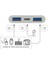 S 202 3'ü 1 Arada Tip C USB Kamera Adaptörü (Yurt Dışından) 3