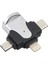 3'ü 1 Arada 8 Pin + Type C + Mikro USB USB 3.0 Dişi Adaptör (Yurt Dışından) 2