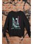 Gt-R Godzilla Baskılı Kapüşonsuz Sweatshirt, Unisex Oversize Araba Temalı Sweat 1