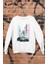 Gt-R Godzilla Baskılı Kapüşonsuz Sweatshirt, Unisex Oversize Araba Temalı Sweat 1