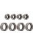 8 Adet 4X8X3MM 8X12X3.5MM E18 1/18 Rc Araba Yedek Parçaları A949 A959 A969 A979 A959-B A949-33 A949-36 (Yurt Dışından) 3