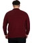 Mode Xl Büyük Beden Erkek Sweat Polo Selanik Horse 23440 Bordo 4