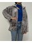 Kadın Fermuarlı Cepli Oversize Peluş Ceket 1
