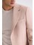 Bej Slim Fit Sivri Yaka Erkek Ceket 3