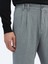 Gri Dokuma Carrot Fit Casual Pantolon 4