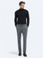 Gri Örme Jogging Fit Casual Pantolon 1