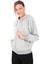 Kapüşonlu Cepli Gri Renk Sweatshirt (PCST038) 4