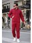 Unisex Basic Relax Fit Bordo Eşofman Takımı 1