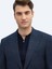 Indigo Desenli Modern Fit Ceket 3