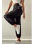 Siyah Maskülen Paçası Lastikli Jogger Pantolon 3