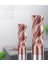 Cnc İşleme Frezeler Kesici 8.0-8D-20C-60L-4F-HRC55 Freze Kesici Alaşım Kaplama Tungsten Çelik Karbür 4 Kanallı Uç 1 Adet Cnc İşleme Frezeler Kesici D8X24X60LX4T 2