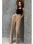 Kadın Beli Cırt Cırtlı Pileli Bol Paça Palazzo Pantolon Wide Leg 1