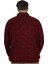 Mode Xl Büyük Beden Erkek Polo Yaka Sweatshirt Baskılı Selanik U24440 Bordo 4