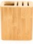 Bambu Çatal Bıçak Kaşık Standı - Kahverengi - 15x17 cm 2