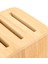Bambu Çatal Bıçak Kaşık Standı - Kahverengi - 15x17 cm 4