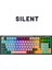 Kb-98 Sessiz Rainbow Q Türkçe Klavye Membrane Oyuncu Klavyesi Gaming Klavye 1