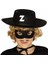 Z Logolu Zorro Şapkası ve Zorro Maskesi Çocuk Boy 1