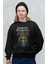 Unisex Avenged Sevenfold Yazılı Kapüşonsuz Sweatshirt, Oversize Rock Band Baskılı Sweat 1