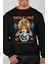 Unisex System Of A Down Yazılı Kapüşonsuz Sweatshirt, Oversize Rock Band Baskılı Sweat 1