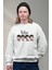 Unisex The Beatles Face Kapüşonsuz Sweatshirt, Oversize Legend Rock Band Baskılı Sweat 1