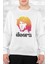 Unisex Doors Face Baskılı Kapüşonsuz Sweatshirt, Oversize Rock Band Baskılı Sweat 1