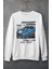 Street Race Kapüşonsuz Sweatshirt, Unisex Oversize Araba Temalı Sweat 1