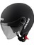 Square S Solid A1 Matt Black Yarım Motosiklet Kaskı - Xs 4
