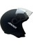 Square S Solid A1 Matt Black Yarım Motosiklet Kaskı - Xs 5