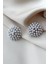 Silver Top Motifli Retro Dokunuşlu Şık Zarif Butik Küpe Tasarımı 3