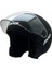 Square S Solid A1 Matt Black Yarım Motosiklet Kaskı - S 4