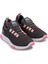 ABENA I Kız Çocuk Sneaker Koşu & Yürüyüş Ayakkabısı Koyu Gri / Pembe 2