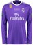 C.ronaldo Mor 2017 Cardiff Finali Realmadrid Retro Yetişkin Forması Uzun Kollu Unisex Maç Forması 3