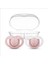 Ortodontik Damaklı Emzik, Powder Pink, 6+ Ay, Emzik Saklama & Sterilizasyon Kutulu, İkili Set 1