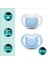 Ortodontik Damaklı Emzik, Powder Blue, 6+ Ay, Emzik Saklama & Sterilizasyon Kutulu, İkili Set 2