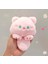 Pembe Kedi Anahtarlık Peluş 10CM Kuyruğu Düdüklü Kedi Peluş 2