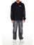 Taş Işlemeli Örümcek Ağı Kapüşonlu Sweatshirt 2