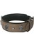 Deri Doğal Taşlı Köpek Boyun Tasması 28-33 cm X-Small Taba 3