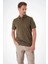 Casual Ryker Polo T-Shirt (Cırtlı) Haki - 4xl 5